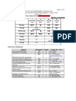 Time Table - IV-E