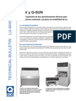LU-8009 - QUV y Q-SUN Una Comparación