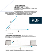 Xi Physics - Work, Energy & Power