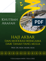 Khutbah Arafah 1443H - 2022M