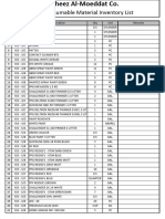 (TAM-QP1-06) POL Inventory List