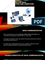 Fundamentals of Data Communication and Computer Network