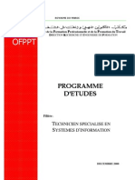 Programme Études TSSI