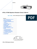 st300 Signature Streamer Manual