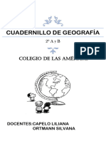 Cuadernillo de Geografía 2º A y B