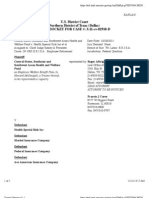 CENTRAL STATES, SOUTHEAST AND SOUTHWEST AREAS HEALTH AND WELFARE FUND v. HEALTH SPECIAL RISK INC Et Al Docket