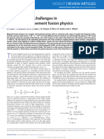 Computational Challenges in Magnetic Confinement Fusion