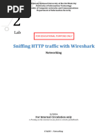 Lab 2 - Sniffing HTTP Traffic With Wireshark