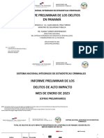 Informe Preliminar de Los Delitos - Mes de Enero de 2023 P