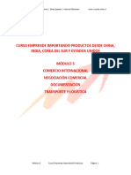 Módulo 3 Comercio Internacional Negociación Documentación Transporte y Logística Comex02