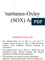 Sarbanes-Oxley (SOX) Act