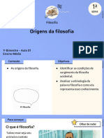 1 - Origens Da Filosofia