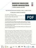 Tecnologias de Base Ecológica para A Agricultura