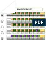 Horarios - Almacén