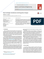 Heat Exchanger Simulations Involving Phase Changes ORO LUYBEN HEAT EXCHANGERS