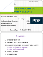 Cadre Normatif de Droits À La Santé-1