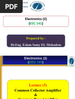 Lecture 5 BJT Common Collector Amplifier and Common Base Amplifier
