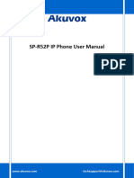 Akuvox SP-R52P IP Phone User Manual V1