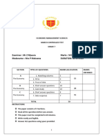 Ems Grade 7 Test and Memo