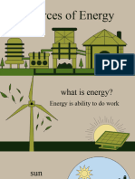 Sources of Energy Science Presentation