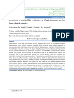 Detection of Methicillin Resistance in Staphylococcus Species From Clinical Samples