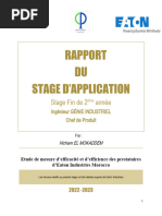 Rapport de Stage Final Eaton HICHAM EL MOKADDEM