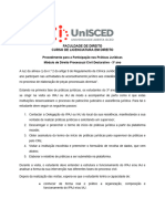 Direito Processual Civil-Procedimentos para Participacao Nas Praticas Juridicas - 3o Ano