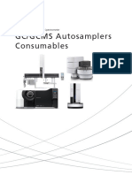 GC GCMS Brochure - Autosamplers Consumables Catalogue