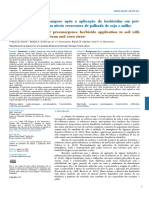 Controle de Capim-Amargoso Após A Aplicação de Herbicidas em Préemergência em Solo Com Níveis Crescentes de Palhada de Soja e Milho