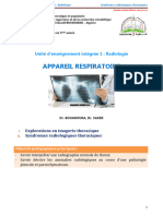 RADIOLOGIE UEI 1 THORAX Syndromes Radiologiques Thoraciques DR SAKER