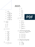 Mathematics 1982 Paper 2