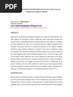 Equilibrium Studies For Ion of Zinc Onto Gallus Domestic Us Shell Powder