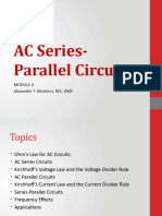 Module4 - AC Series and Parallel Circuits