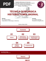 Técnica Quirúrgica Histerectomia Vaginal - Dra. Nathaly Santiago