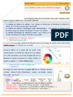 Les Solutions Acides Et Les Solutions Basiques