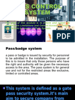 Pass Control System