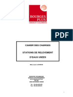 Cahier Des Charges Station de Relevement Eaux Usees