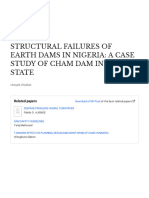 Structural Failures of Earth Dams in Nigera A Case Study - Umaru 2010