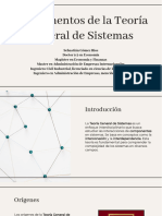 Fundamentos de La Teoria General de Sistemas