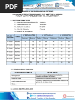 Informe de Implementacion de Espacios Inspiradores de La I.e...... 2024