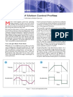 Mathematics of Motion Control Profiles