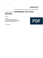 Multicycle Path Between Two Clock Domains