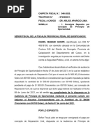 Consigna Deposito Por Concepto de Principio de Oportunidad DANIEL MAMANI CF 546-2020