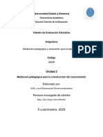 Mediación Pedagógica para La Construcción Del Conocimiento