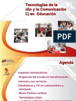 Las Tecnologías de La Informacion y La Comunicacion en Educacion Prof. Franklin Albarran