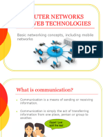 Computer Networks and Web Technologies