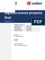 Segundo Avance Proyecto Final Gerencia Financiera I