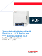 330985H01 - Rev A - Thermo Scientific LindbergBlue M Moldatherm 1100C Box Furnace - Installation and Operational Manual