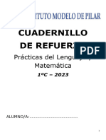 Cuadernillo de Refuerzo 2023