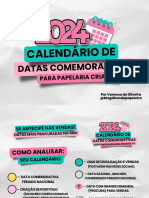 PDF Calendário Datas Comemorativas 2024